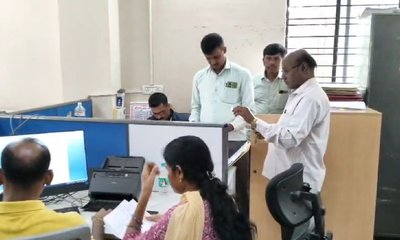 ಡಿಸಿ ಕಚೇರಿ ಎಫ್‌ಡಿಎ ಮೇಲೆ ಲೋಕಾಯುಕ್ತ ದಾಳಿ