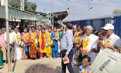 ಸಮ್ಮೇದ ಶಿಖರ್ಜಿಗೆ ಹಾವೇರಿಯಿಂದ 50 ಜೈನ ಭಕ್ತರ ಪವಿತ್ರ ಯಾತ್ರೆ