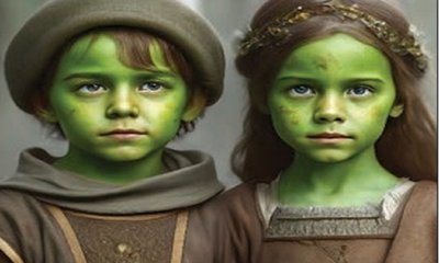 ಇಂಗ್ಲೆಂಡಿನ ಹಸಿರು ಮಕ್ಕಳ ʼಶಂಖ ಪಾಷಾಣʼದ ಕಥೆ