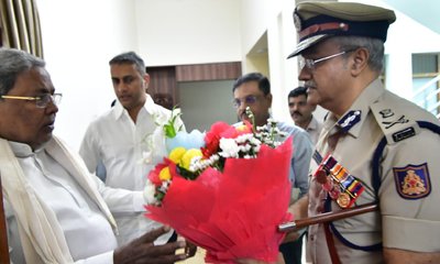 ನೂತನ ಪೊಲೀಸ್ ಆಯುಕ್ತ ಸೀಮಂತ್ ಕುಮಾರ್ ಸಿಂಗ್ ಭೇಟಿಯಾದ ಸಿಎಂ