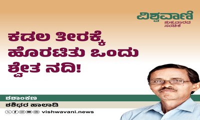 ಕಡಲ ತೀರಕ್ಕೆ ಹೊರಟಿತು ಒಂದು ಶ್ವೇತ ನದಿ !
