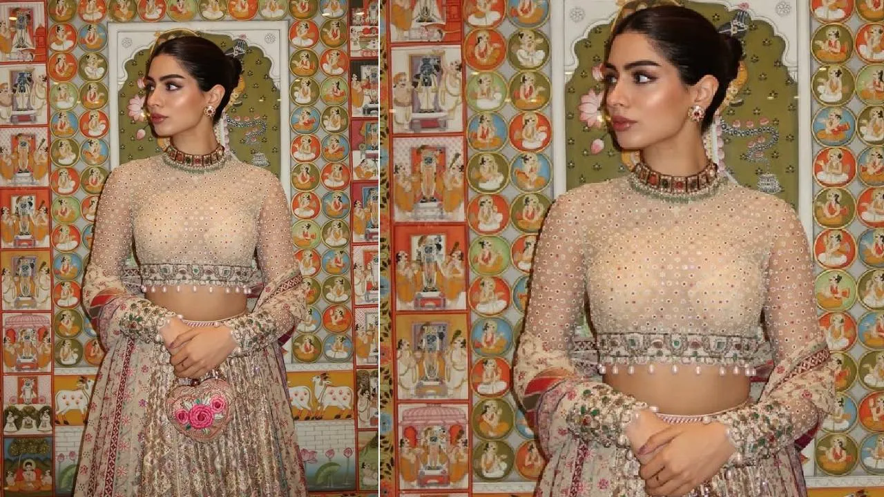 Star Fashion 2025: ಕಲಾತ್ಮಕ ಪಾರದರ್ಶಕ ಲೆಹೆಂಗಾದಲ್ಲಿ ಕಾಣಿಸಿಕೊಂಡ ಖುಷಿ ಕಪೂರ್‌ - Image 5
