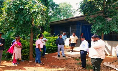 ಕಾಮಗಾರಿ ವೀಕ್ಷಿಸಿದ ಜಿಪಂ ಉಪಕಾರ್ಯದರ್ಶಿ