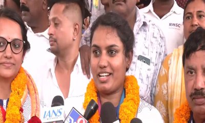 ಕಾಮನ್‌ವೆಲ್ತ್  ಕಂಚಿನ ಪದಕ ವಿಜೇತೆ ಶಿಲ್ಪಾಗೆ ಅದ್ಧೂರಿ ಸ್ವಾಗತ
