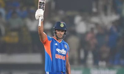 ಒಂದೇ ಓವರ್‌ನಲ್ಲಿ 28 ರನ್‌ ಬಾರಿಸಿ ರೋಹಿತ್‌ ದಾಖಲೆ ಸರಿಗಟ್ಟಿದ ದುಬೆ