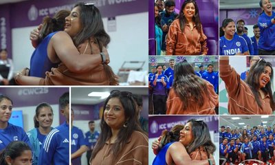 ಟೀಮ್ ಇಂಡಿಯಾ ಡ್ರೆಸ್ಸಿಂಗ್ ರೂಮ್‌ಗೆ ಶ್ರೇಯಾ ಘೋಷಾಲ್ ಭೇಟಿ