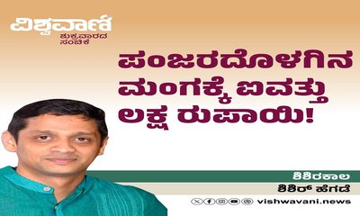 ಪಂಜರದೊಳಗಿನ ಮಂಗಕ್ಕೆ ಐವತ್ತು ಲಕ್ಷ ರೂಪಾಯಿ !