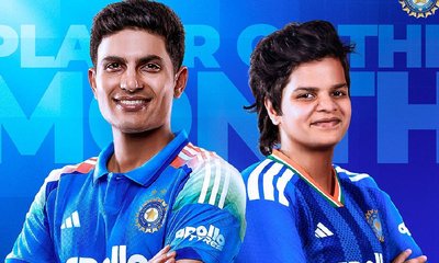 ಐಸಿಸಿ ಸೆಪ್ಟೆಂಬರ್ ತಿಂಗಳ ಪ್ರಶಸ್ತಿ ಗೆದ್ದ ಗಿಲ್, ಶಫಾಲಿ