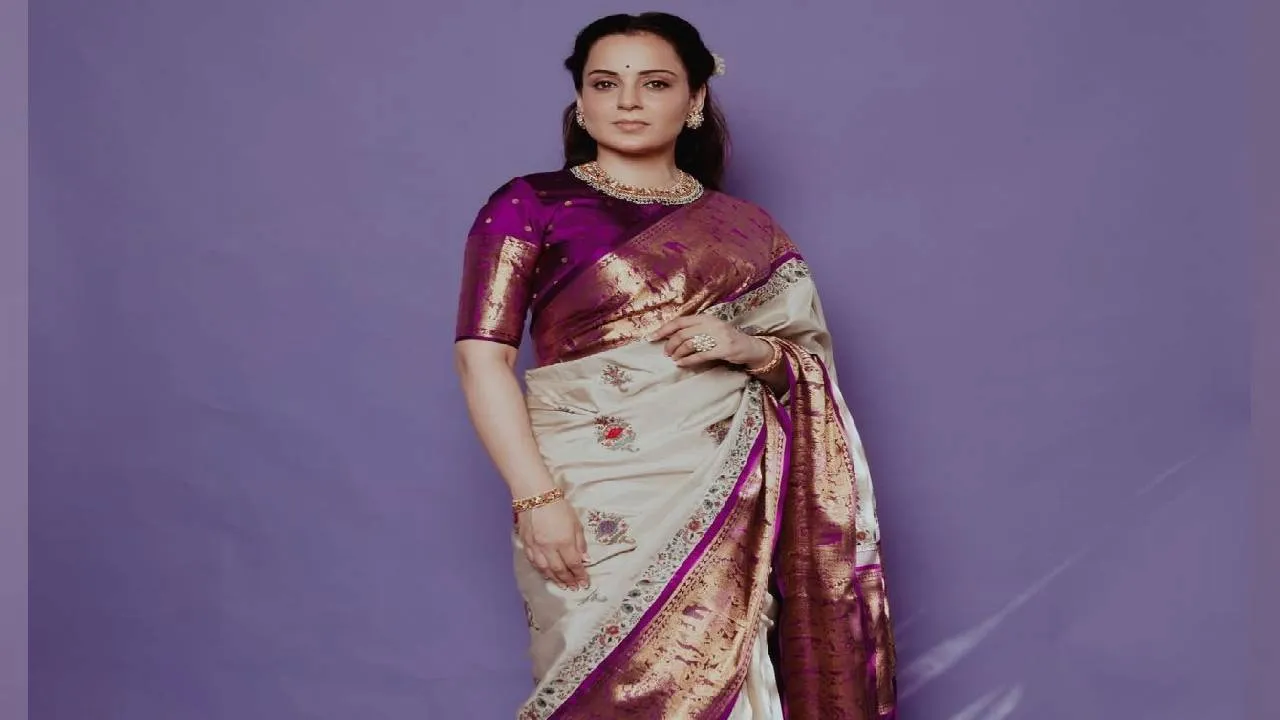 Star Saree Fashion 2026: ರೇಷ್ಮೆ ಸೀರೆಯಲ್ಲಿ ರಾಣಿಯಂತೆ ಕಂಗೊಳಿಸಿದ ಕಂಗನಾ - Image 5