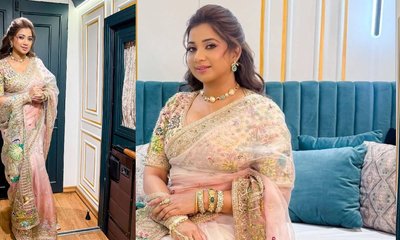 ಗಾಯಕಿ ಶ್ರೇಯಾ ಘೋಷಾಲ್ ಸೀರೆ ಲುಕ್ ಇಲ್ಲಿದೆ