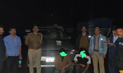 ಶಿರಸಿಯಲ್ಲಿ ಅಕ್ರಮ ಗಾಂಜಾ ಸಾಗಾಟ :ಇಬ್ಬರ ಬಂಧನ