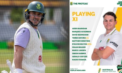 AUS vs SA: ಮೂರನೇ ಟೆಸ್ಟ್‌ಗೆ ದಕ್ಷಿಣ ಆಫ್ರಿಕಾ ಪ್ಲೇಯಿಂಗ್‌ XI ಪ್ರಕಟ!