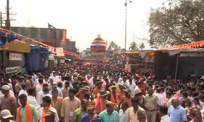 ಶಿರಸಿಯಲ್ಲಿ ಅದ್ಧೂರಿಯಾಗಿ ನಡೆದ ಶ್ರೀ ಮಾರಿಕಾಂಬಾ ದೇವಿ ರಥೋತ್ಸವ