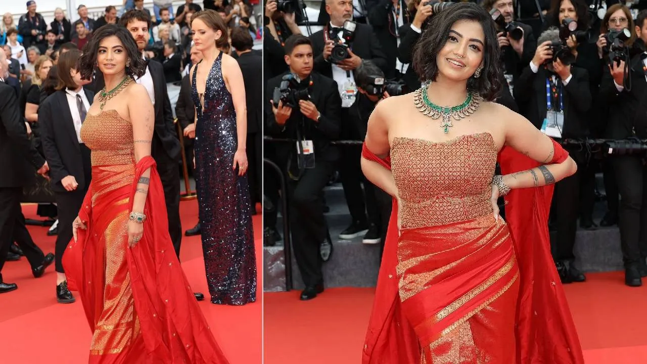 Star Cannes Fashion: ಕಾನ್ಸ್‌ನಲ್ಲಿ ರೇಷ್ಮೆ ಸೀರೆಯಲ್ಲಿ ಮಿಂಚಿದ ಕನ್ನಡತಿ ದಿಶಾ ಮದನ್‌ - Image 4