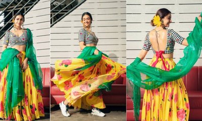 ಲೆಹೆಂಗಾಗೆ ಶೂ ಧರಿಸಿ ಸ್ಟೈಲಿಂಗ್‌ ರೂಲ್ಸ್ ಬ್ರೇಕ್‌ ಮಾಡಿದ ಕೀರ್ತಿ ಸುರೇಶ್‌