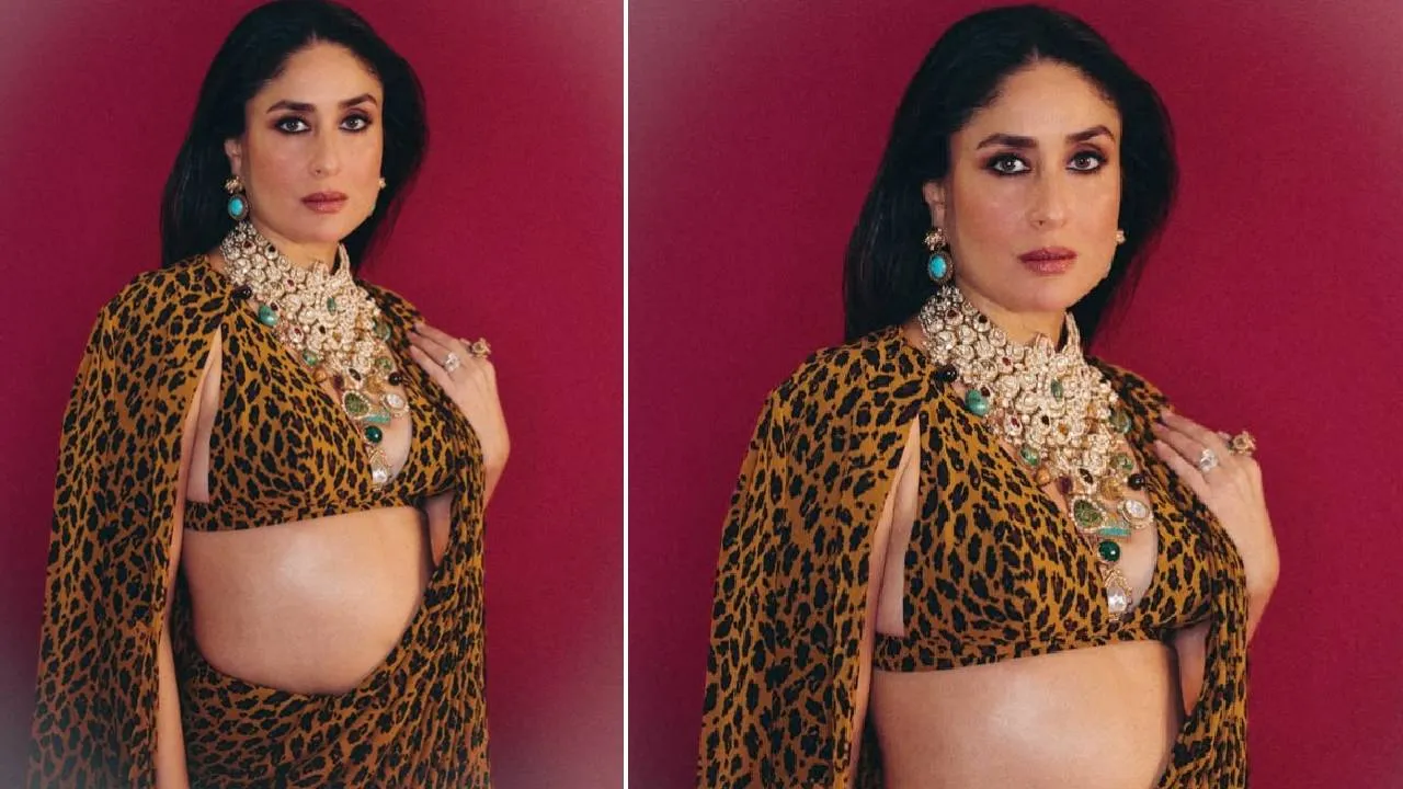 Star Fashion 2025: ಅನಿಮಲ್‌ ಪ್ರಿಂಟೆಡ್‌ ಸೀರೆಯಲ್ಲಿ ಕರೀನಾ ವೈಲ್ಡ್ ಲುಕ್‌ - Image 3