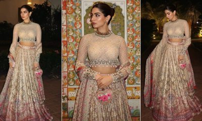 ಕಲಾತ್ಮಕ ಪಾರದರ್ಶಕ ಲೆಹೆಂಗಾದಲ್ಲಿ ಕಾಣಿಸಿಕೊಂಡ ಖುಷಿ ಕಪೂರ್‌