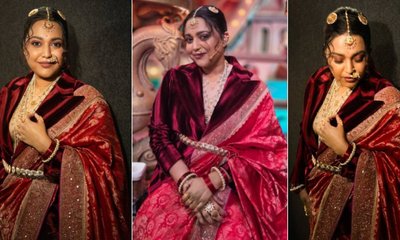 ವಿಂಟರ್‌ ಜಾಕೆಟ್‌ ಸೀರೆಗೆ ಸೈ ಎಂದ ನಟಿ ಸ್ವರ ಭಾಸ್ಕರ್‌