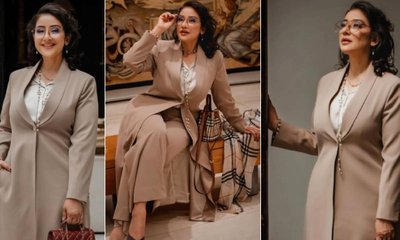 ವಿಂಟರ್‌ ಟ್ರೆಂಚ್‌ಕೋಟ್‌ ಸೂಟ್‌ನಲ್ಲಿ ಮನೀಷಾ ಕೊಯಿರಾಲ ನ್ಯೂ ಲುಕ್‌