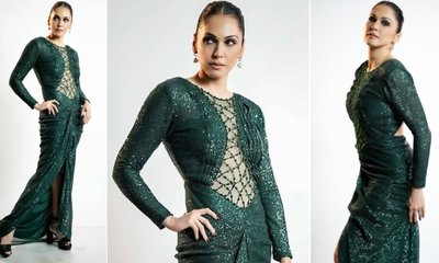 ಎಮರಾಲ್ಡ್ ಸಿಕ್ವಿನ್ಸ್ ಗೌನ್‌ನಲ್ಲಿ ಗ್ಲಾಮರಸ್‌ ಆಗಿ ಕಂಡ ಇಶಾ ಕೊಪ್ಪಿಕರ್‌