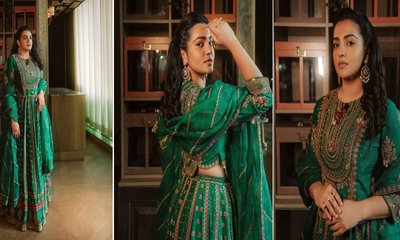ಹಸಿರು ಲೆಹೆಂಗಾದಲ್ಲಿ ಎಥ್ನಿಕ್‌ ಫ್ಯಾಷನ್‌ಗೆ ಸೈ ಎಂದ ನಟಿ ಪಾರ್ವತಿ ಮೆನನ್‌