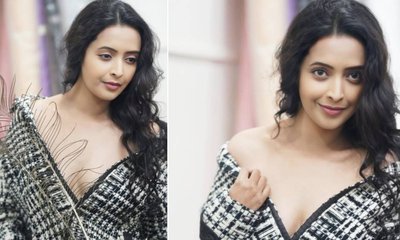 ಟ್ವೀಡ್‌ ಜಾಕೆಟ್‌ನಲ್ಲಿ ಚಿತ್ರ ಖ್ಯಾತಿಯ ನಟಿ ರೇಖಾ ಹಾಟ್‌ ಲುಕ್‌