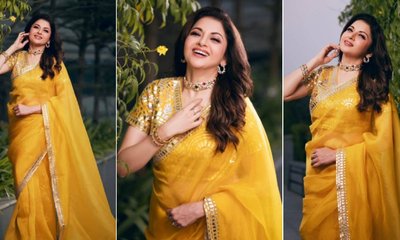 ಭಾಗ್ಯಶ್ರೀಗೆ ಯಂಗ್‌ ಲುಕ್‌ ನೀಡಿದ ವೈಬ್ರೆಂಟ್‌ ವರ್ಣದ ಟಿಶ್ಯೂ ಸೀರೆ