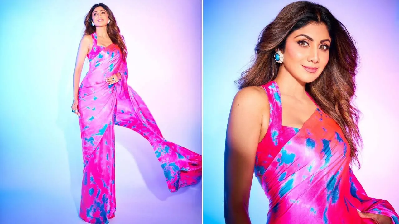 Star Saree Fashion 2025: ಬಾಲಿವುಡ್‌ ನಟಿ ಶಿಲ್ಪಾ ಶೆಟ್ಟಿಯ ದುಬಾರಿ ಸ್ಯಾಟಿನ್‌ ಸೀರೆ - Image 2