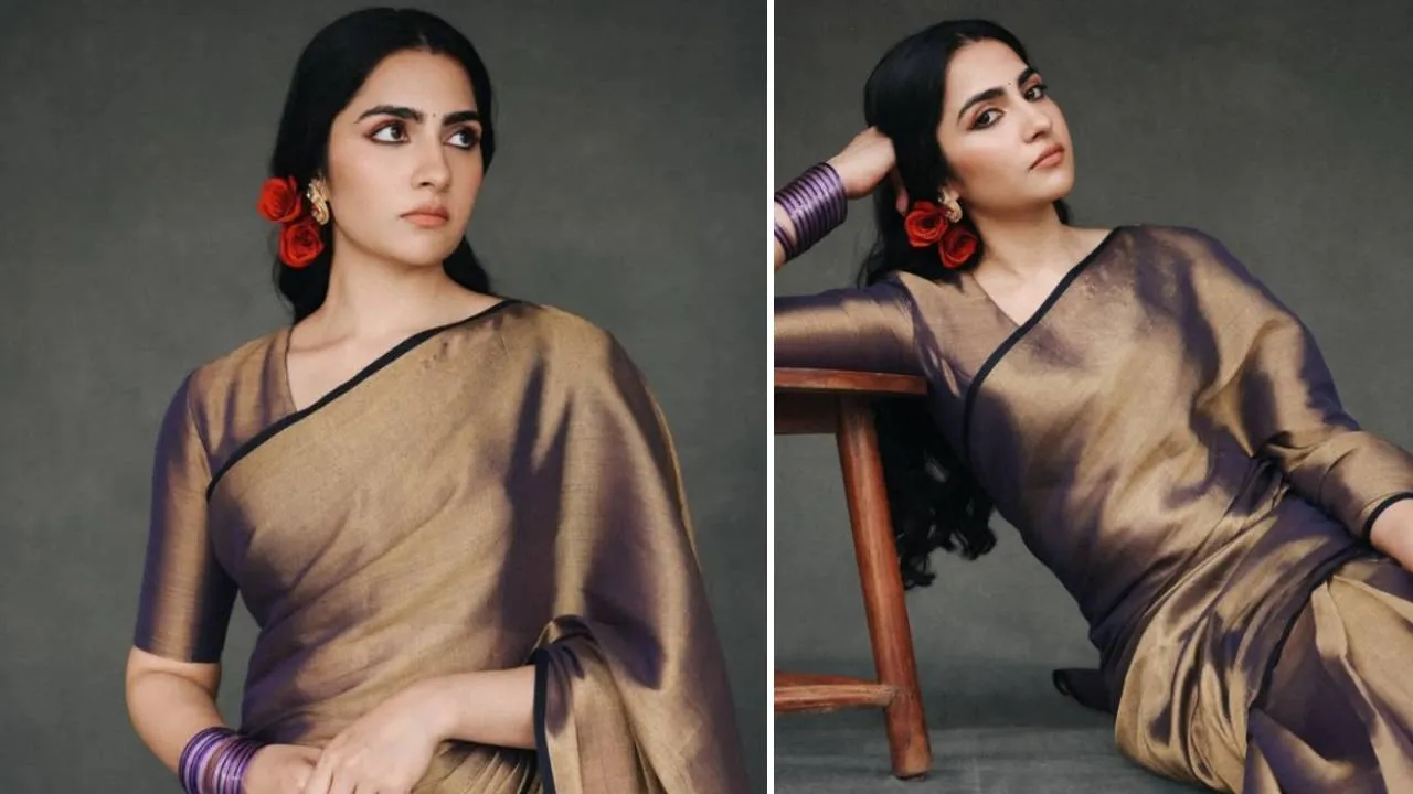 Star Saree Fashion 2025: ನಟಿ ರುಕ್ಮಿಣಿ ವಸಂತ್‌ ರೆಟ್ರೋ ಲುಕ್‌ಗೆ ಅಭಿಮಾನಿಗಳು ಫಿದಾ - Image 1