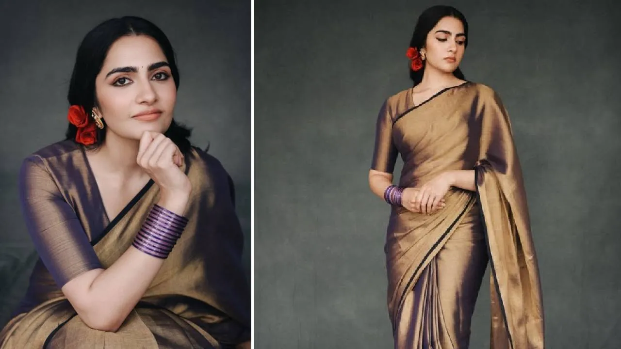 Star Saree Fashion 2025: ನಟಿ ರುಕ್ಮಿಣಿ ವಸಂತ್‌ ರೆಟ್ರೋ ಲುಕ್‌ಗೆ ಅಭಿಮಾನಿಗಳು ಫಿದಾ - Image 3