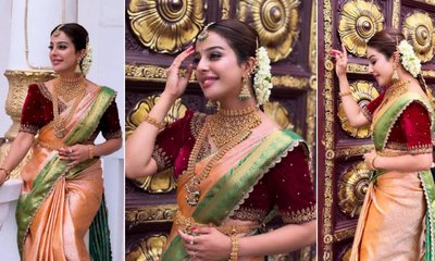 ಫಾಲೋವರ್‌ಗಳನ್ನು ಆಕರ್ಷಿಸಿದ ನಟಿ ರುಹಾನಿ ಶೆಟ್ಟಿಯ ರೇಷ್ಮೆ ಸೀರೆ