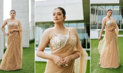 ನಟಿ ಪ್ರಿಯಾಮಣಿಯ ಇಂಡೋ-ವೆಸ್ಟರ್ನ್‌ ಶೀರ್‌ ಸೀರೆ ಲವ್‌