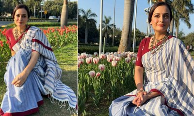 ಮಹಿಳೆಯರನ್ನು ಸೆಳೆದ ದಿಯಾ ಮಿರ್ಜಾ ಉಟ್ಟ ಹ್ಯಾಂಡ್‌ಲೂಮ್‌ ಸೀರೆ