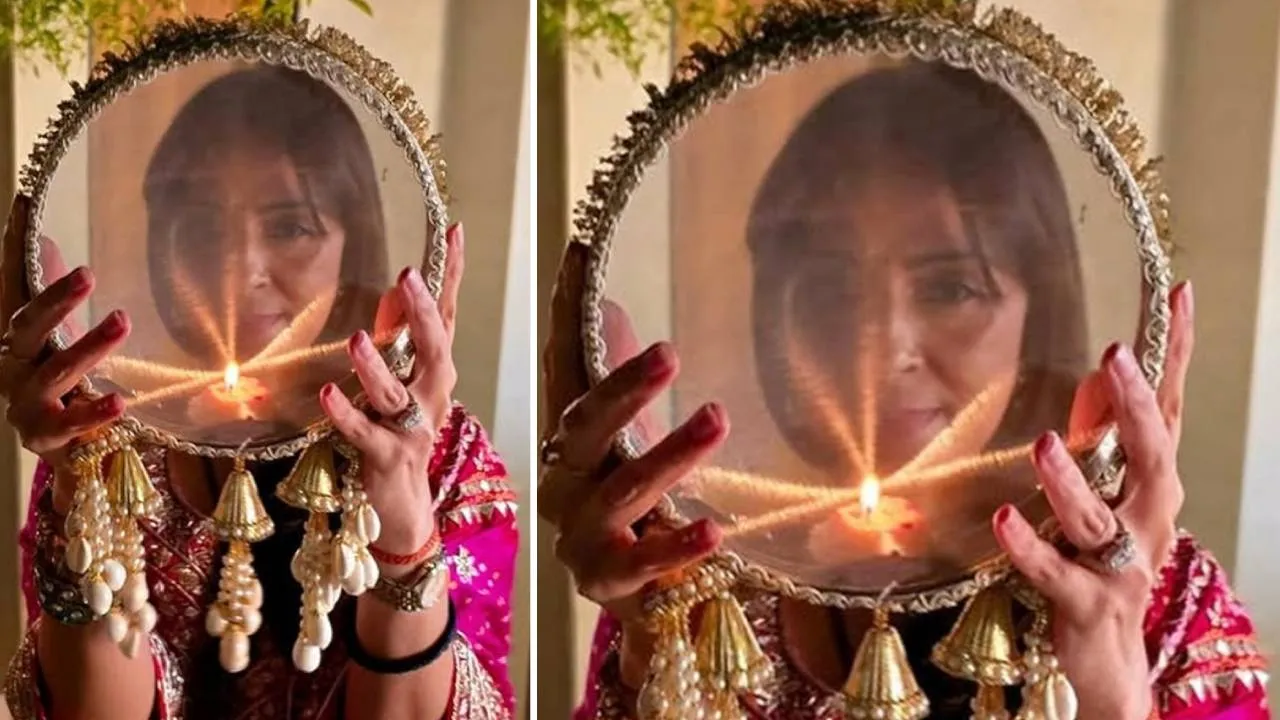 Stars Fashion 2025: ಬಾಲಿವುಡ್ ತಾರೆಯರ ಕರ್ವಾಚೌತ್ ಫ್ಯಾಷನ್ - Image 3