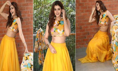 ಸಮ್ಮರ್‌ ವೆಡ್ಡಿಂಗ್‌ ಫ್ಯಾಷನ್‌ಗೆ ಸ್ಲೀವ್‌ಲೆಸ್ ಸನ್‌ ಕಲರ್‌ ಲೆಹೆಂಗಾ