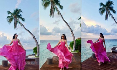 ಟ್ರಾವೆಲ್‌ ಫ್ಯಾಷನ್‌ನಲ್ಲಿ ಟ್ರೆಂಡಿಯಾದ ಡೈಸಿ ಶಾ ಪಿಂಕ್‌ ಮ್ಯಾಕ್ಸಿ