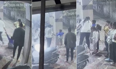 ಆಟವಾಡುತ್ತಿದ್ದ ಬಾಲಕನಿಗೆ ಕಾಲಿನಿಂದ ಒದ್ದು ವಿಕೃತಿ ಮೆರೆದ ಮಹಿಳೆ!