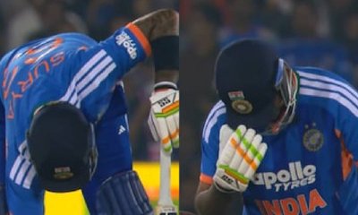 ಅರ್ಧಶತಕ ಬಾರಿಸಿ ವಿಶೇಷವಾಗಿ ಸಂಭ್ರಮಿಸಿದ ಸೂರ್ಯಕುಮಾರ್‌