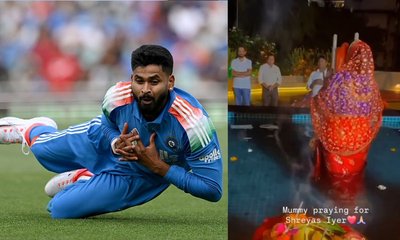 ಶ್ರೇಯಸ್ ಅಯ್ಯರ್‌ಗಾಗಿ ದೇವರಲ್ಲಿ ಪ್ರಾರ್ಥಿಸಿದ ಸೂರ್ಯಕುಮಾರ್‌ ತಾಯಿ!