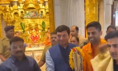 ಸಿದ್ದಿ ವಿನಾಯಕ ದೇವಾಸ್ಥಾನಕ್ಕೆ ತೆರಳಿದ ಸೂರ್ಯ, ಗಂಭೀರ್‌, ಜಯ ಶಾ!