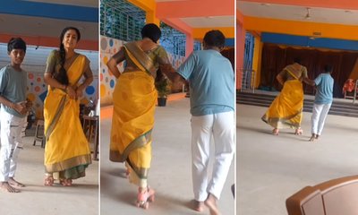 ಸ್ಕೇಟಿಂಗ್ ಕಲಿಯಲು ಮುಂದಾದ ಭಾಗ್ಯಕ್ಕ