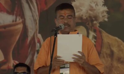 ಬಂಗಾಳದ ಸಿಎಂ ಆಗಿ ಪ್ರಮಾಣ ವಚನ ಸ್ವೀಕರಿಸಿದ ಸುವೇಂದು ಅಧಿಕಾರಿ