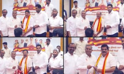 ಎಐಎಡಿಎಂಕೆಗೆ ಮತ್ತೆ ಶಾಕ್‌; 4 ಮಾಜಿ ಸಚಿವರು ಟಿವಿಕೆಗೆ ಸೇರ್ಪಡೆ