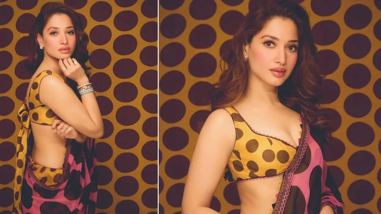 Star Fashion 2026: ಬಣ್ಣ ಬಣ್ಣದ ಪೋಲ್ಕಾ ಡಾಟ್ಸ್ ಸೀರೆ ಕ್ರೇಝ್‌ ಹುಟ್ಟುಹಾಕಿದ ತಮನ್ನಾ! - Image 1