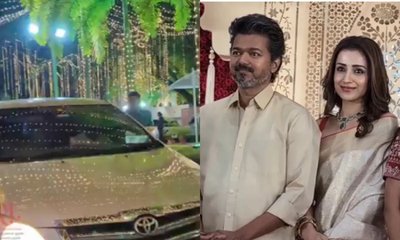 ಪತ್ನಿ ವಿಚ್ಛೇದನ ಅರ್ಜಿ ಮಧ್ಯೆ ವಿಜಯ್ -ತ್ರಿಷಾ ಒಂದೇ ಕಾರಿನಲ್ಲಿ ಸುತ್ತಾಟ!