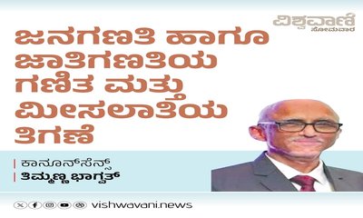 ಜನಗಣತಿ ಅಥವಾ ಜಾತಿಗಣತಿಯ ಗಣಿತ ಮತ್ತು ಮೀಸಲಾತಿಯ ತಿಗಣಿ