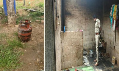 ತಿಪಟೂರಿನಲ್ಲಿ ಗ್ಯಾಸ್ ಸಿಲಿಂಡರ್ ಸ್ಫೋಟ; ದಂಪತಿಗೆ ಗಾಯ