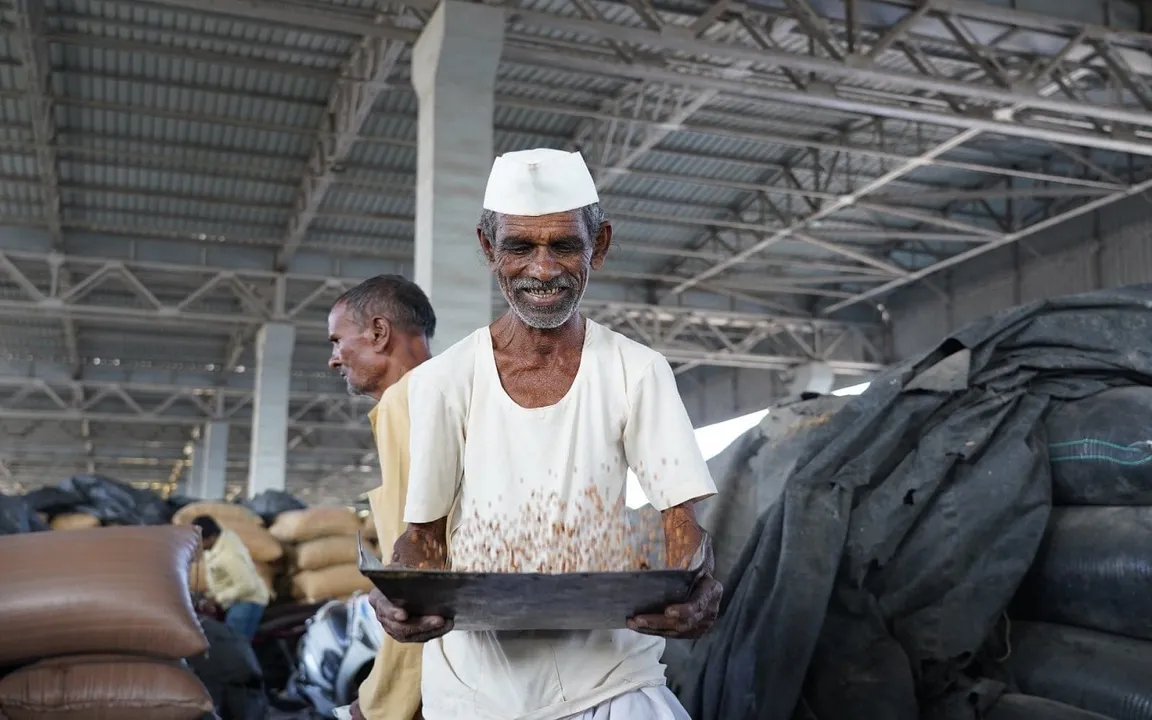 Togari and farmer