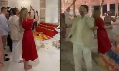 ದಾಂಡಿಯಾ ನೃತ್ಯದಲ್ಲಿ ಭಾಗಿಯಾದ ಜೂನಿಯರ್ ಟ್ರಂಪ್