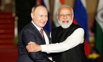 ರಷ್ಯಾ ಅಧ್ಯಕ್ಷ ಪುಟಿನ್‌ ಜತೆ ಮೋದಿ ಸಂಭಾ‍ಷಣೆ